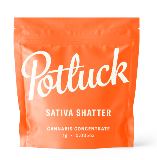 Potluck - Sativa Shatter - cannabis Concentrate | Crystal Cloud 9 Canada