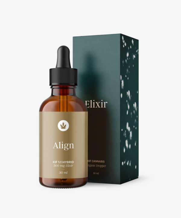 Kif Life – Align – 1:1 THC/CBD Elixir – 300mg | Crystal Cloud 9 Canada