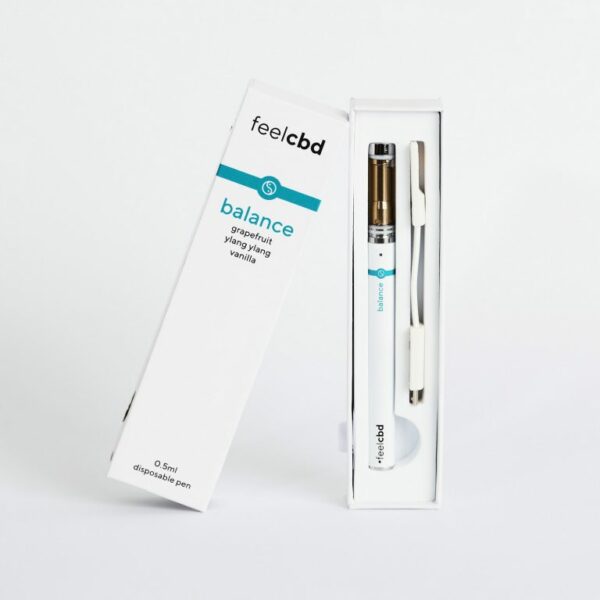 FeelCBD – Balance – Dispsable CBD Vape Pen 0.5ml | Crystal Cloud 9 Canada