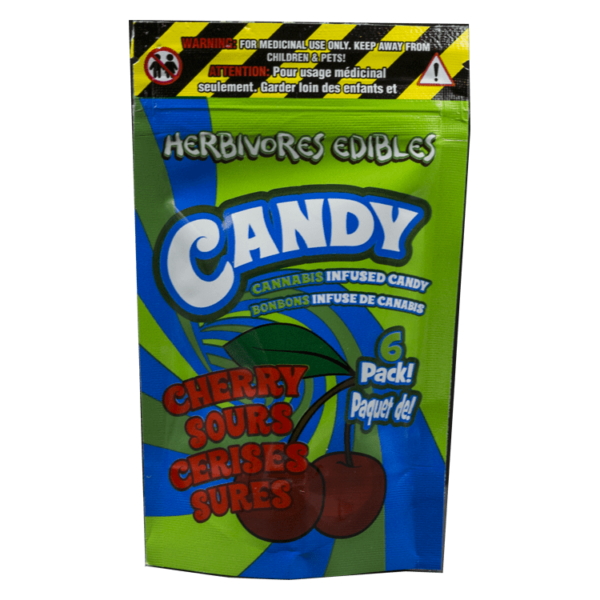 Herbivores Edibles – Cherry Sours Gummies | Crystal Cloud 9 Canada