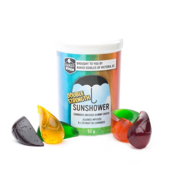 Baked Edibles – Sunshower Gummies | Crystal Cloud 9 Canada