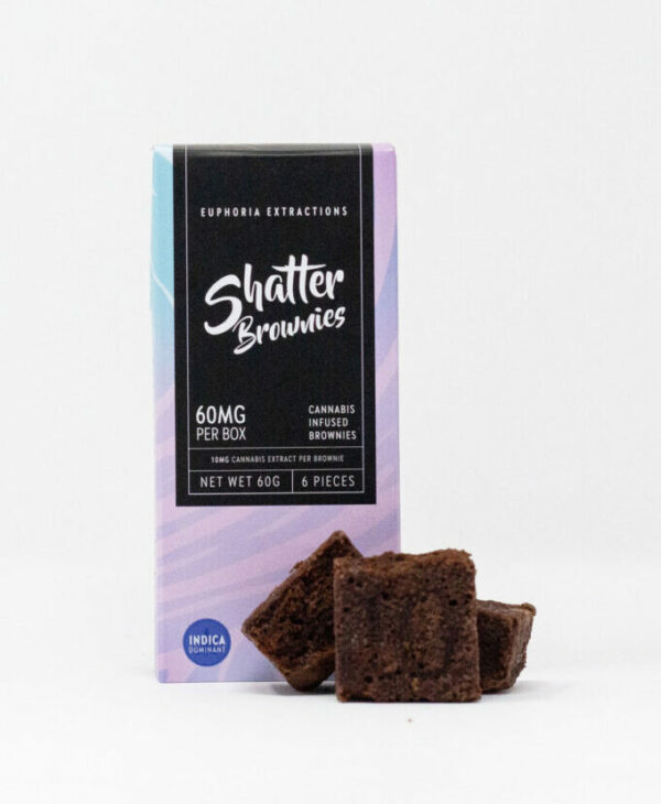 Euphoria Extractions – Shatter Brownies (Indica) | Crystal Cloud 9 Canada
