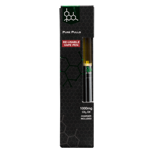 Pure Pulls – CO2 Oil Reusable Vape Pen – Sativa 1ml | Crystal Cloud 9 Canada