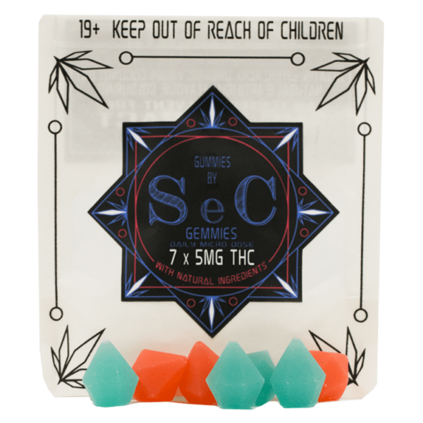 SEC – Gemmies – 35mg THC | Crystal Cloud 9 Canada
