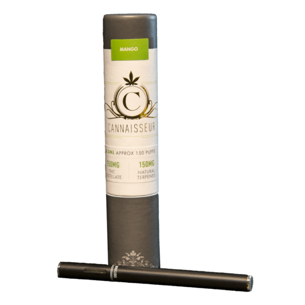 Cannaisseur – Disposable THC Distillate Pen – Mango 0.3ml | Crystal Cloud 9 Canada