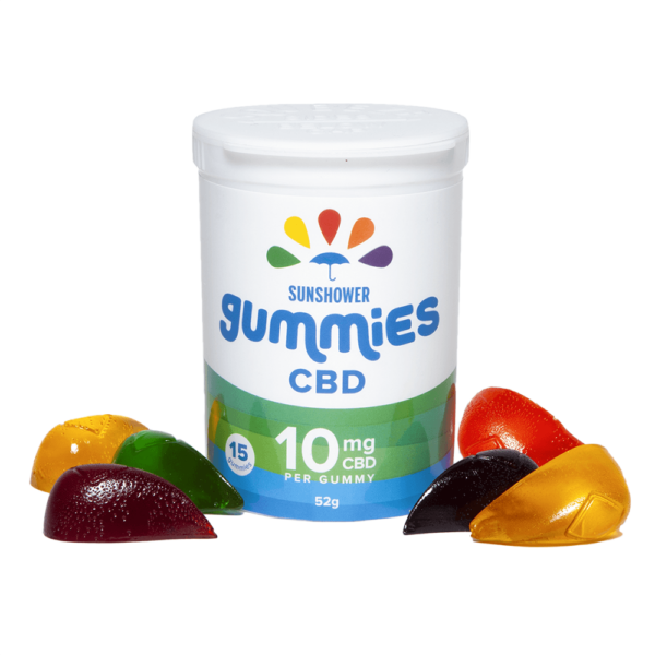 Baked Edibles – Sunshower Gummies CBD – 10mg | Crystal Cloud 9 Canada