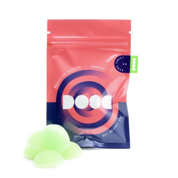 Dose Edibles Gummies – Kiwi Fruit | Crystal Cloud 9 Canada