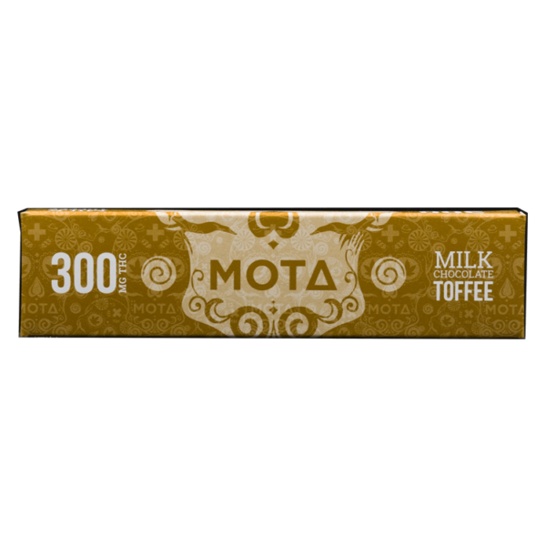 MOTA Edibles – Milk Chocolate Toffee Bar – 300mg THC | Crystal Cloud 9 Canada