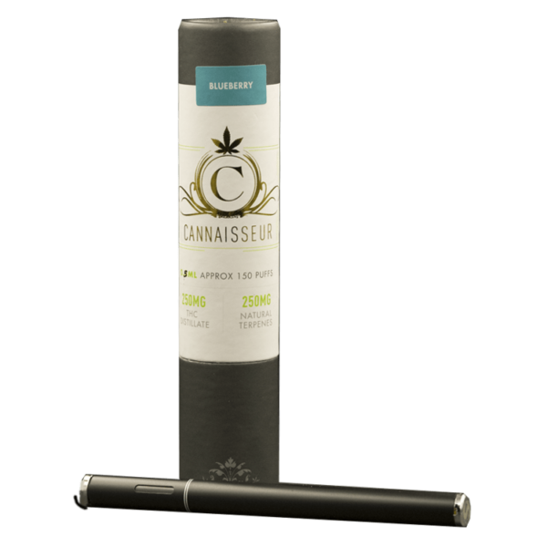 Cannaisseur – Disposable THC Distillate Pen – Blueberry 0.5ml | Crystal Cloud 9 Canada