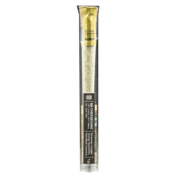 Flowerpwr – Pre-Roll – BB Cheesecake – 1g | Crystal Cloud 9 Canada