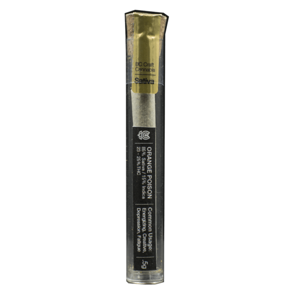 Flowerpwr – Pre-Roll – Orange Poison – 1g or 0.5g | Crystal Cloud 9 Canada