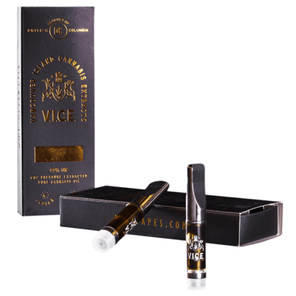 Vice – CO2 Oil Refill Cartridges – BC Kush 0.3ml | Crystal Cloud 9 Canada