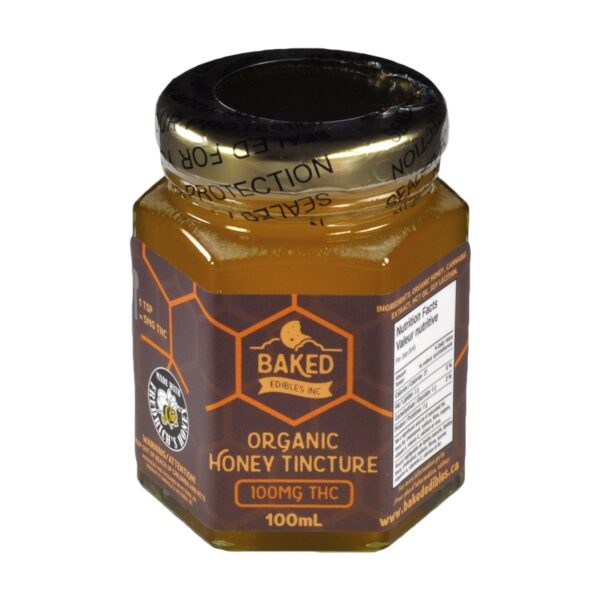 Baked Edibles – Organic Honey Tincture 100mg THC | Crystal Cloud 9 Canada