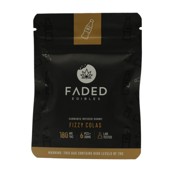Faded Edibles – Fizzy Colas – 180mg | Crystal Cloud 9 Canada