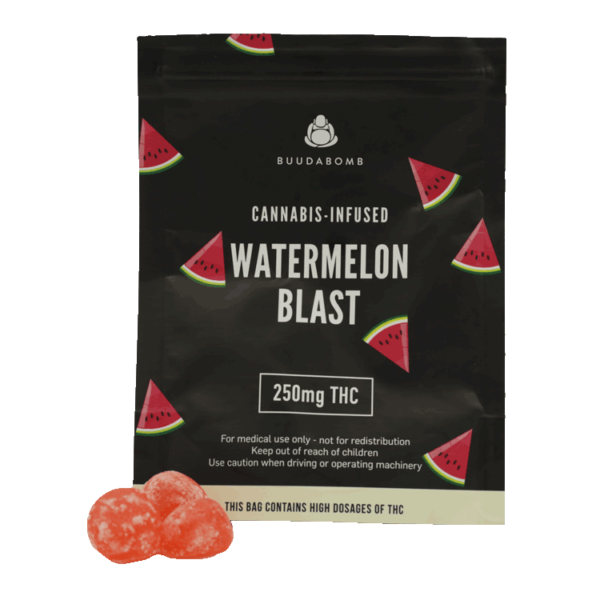 Buudabomb – Watermelon Blast – 250mg | Crystal Cloud 9 Canada