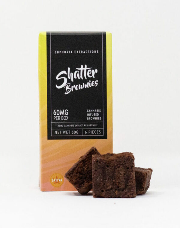 Euphoria Extractions – Shatter Brownies (Sativa) | Crystal Cloud 9 Canada