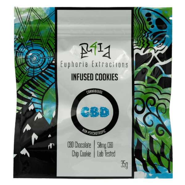 Euphoria Extractions – CBD Cookie – 50mg | Crystal Cloud 9 Canada