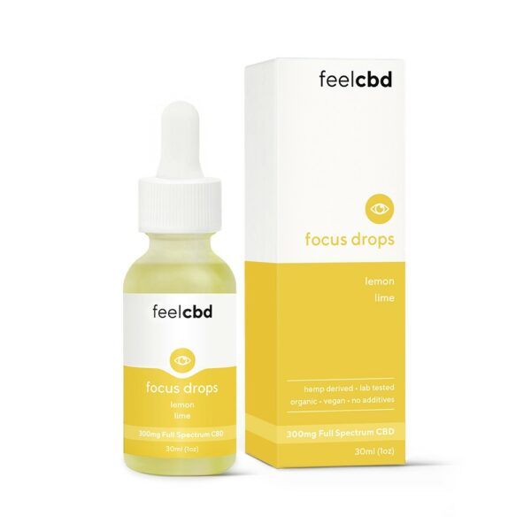 FeelCBD – Focus Drops – CBD Tincture 300mg | Crystal Cloud 9 Canada