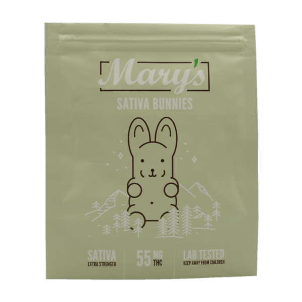 Mary’s Medibles – Sativa Bunnies – Extra Strength – 55mg | Crystal Cloud 9 Canada