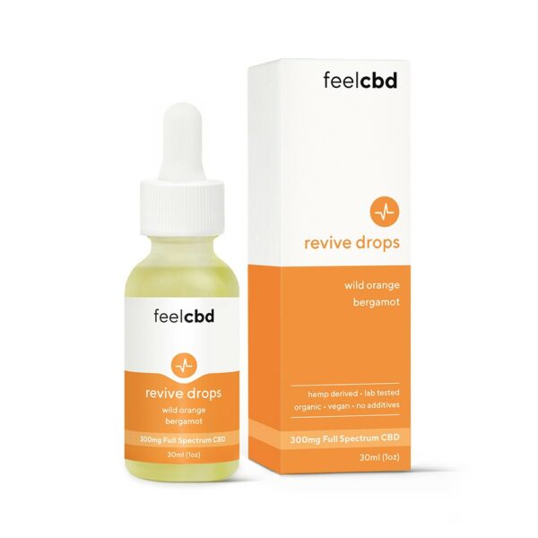 FeelCBD – Revive Drops – CBD Tincture 300mg | Crystal Cloud 9 Canada