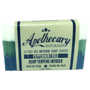 Apothecary Naturals – Body Soap – Peppermint Rise 100g | Crystal Cloud 9 Canada