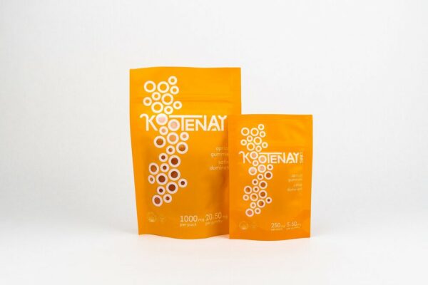 Kootenay Labs – Sativa Gummies – Apricot – 250mg THC | Crystal Cloud 9 Canada