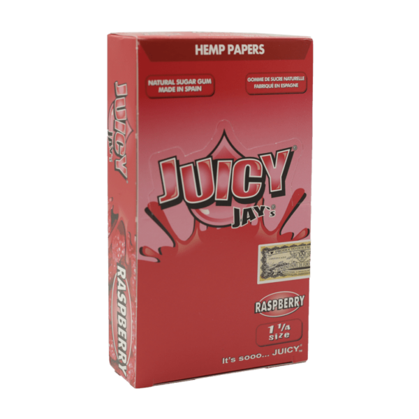 Juicy Jay’s – Hemp Papers (1.25 inch) – Raspberry | Crystal Cloud 9 Canada