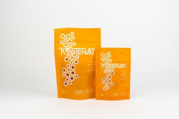 Kootenay Labs – 1:1 Gummies – Tangerine – 1000mg | Crystal Cloud 9 Canada