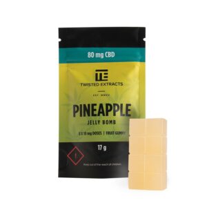 Twisted Extracts – Pineapple Jelly Bombs – CBD | Crystal Cloud 9 Canada