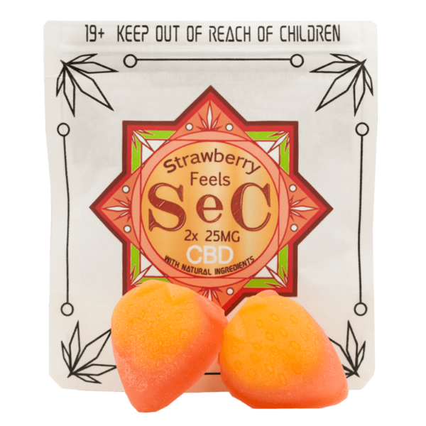 SEC – Strawberry Feels CBD – 50mg | Crystal Cloud 9 Canada
