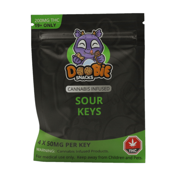 Doobie Snacks – CBD Sour Gummy Bears – 150mg CBD | Crystal Cloud 9 Canada