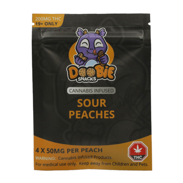 Doobie Snacks – CBD Sour Gummy Bears – 150mg CBD | Crystal Cloud 9 Canada
