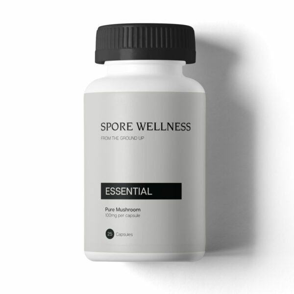 Spore Wellness – Microdose Capsules – Essential – 25 Capsules (100mg per cap) | Crystal Cloud 9 Canada