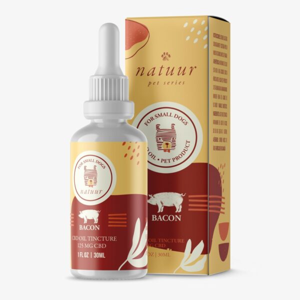 Natuur – Pet Series – CBD Oil For Small Dogs – Bacon Flavour – 125mg | Crystal Cloud 9 Canada