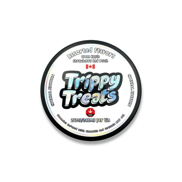 Trippy Treats – Assorted Flavour Gummies – 400mg THC | Crystal Cloud 9 Canada