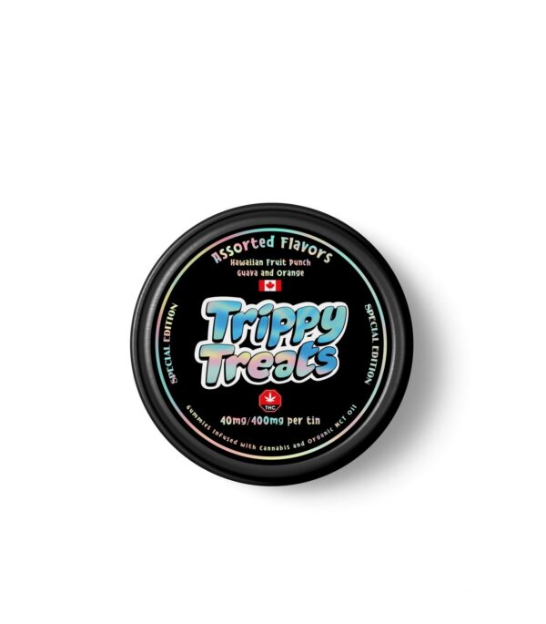 Trippy Treats – Assorted Flavour Gummies – 400mg THC | Crystal Cloud 9 Canada