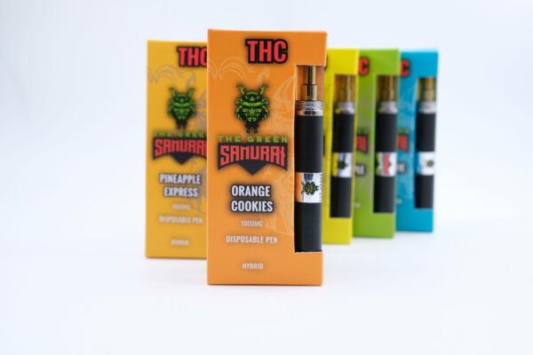 Green Samurai – Disposable Vapes – Sativa – 1ml | Crystal Cloud 9 Canada