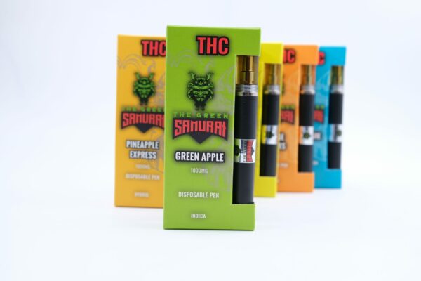 Green Samurai – Disposable Vapes – Sativa – 1ml | Crystal Cloud 9 Canada
