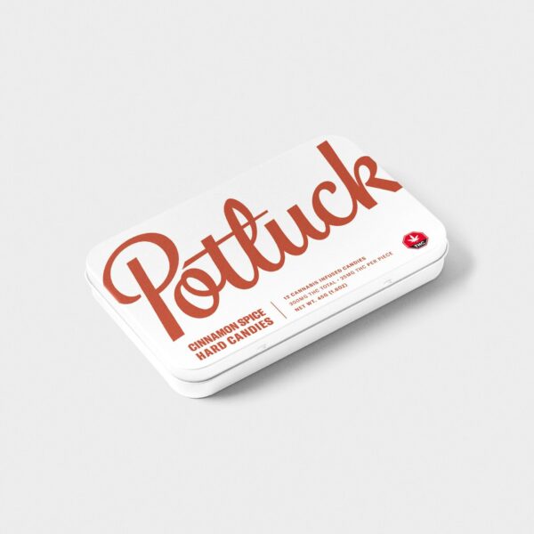 Potluck – Hard Candy – Cinnamon Spice – 300mg THC | Crystal Cloud 9 Canada