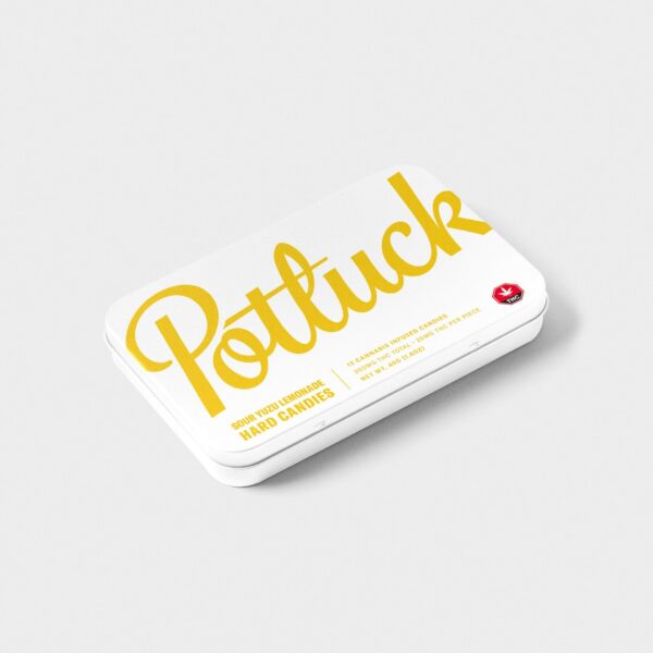 Potluck – Hard Candy – Sour Yuzu Lemonade – 300mg THC | Crystal Cloud 9 Canada