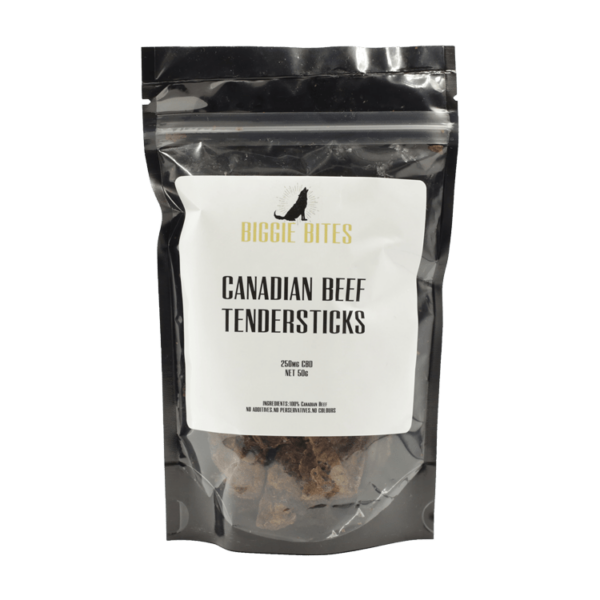 Biggie Bites – Canadian Beef Tendersticks – 250mg CBD | Crystal Cloud 9 Canada