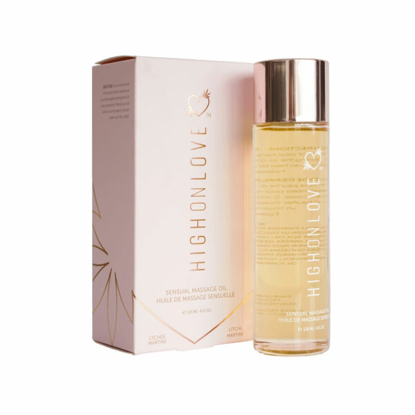 High On Love – Massage Oil – Lychee Martini | Crystal Cloud 9 Canada