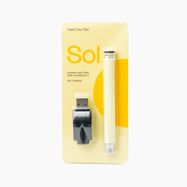 Sol – 400 mAh Vape Battery (510 thread) | Crystal Cloud 9 Canada