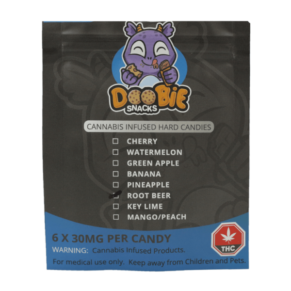 Doobie Snacks – Hard Candies – 180mg THC | Crystal Cloud 9 Canada