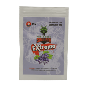 Green Samurai Extreme – Grape Gummy – 300mg THC | Crystal Cloud 9 Canada