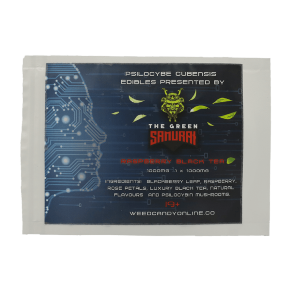 The Green Samurai – Raspberry Black Tea – 1000mg | Crystal Cloud 9 Canada